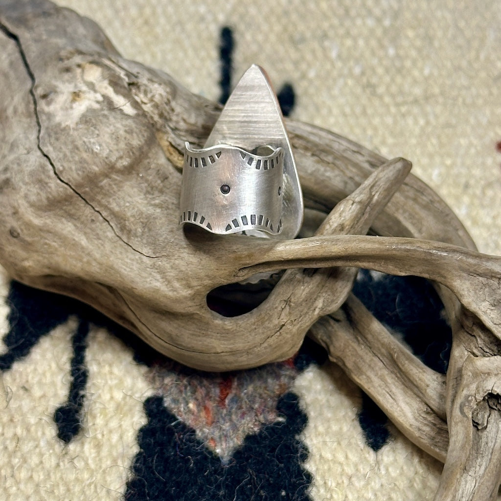 CRESCENT LAKE VARISCITE LAKE RING AS247