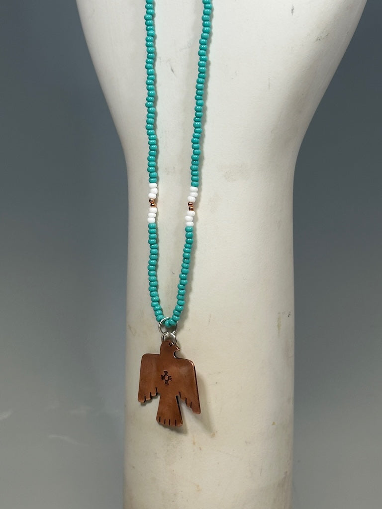 COPPER THUNDERBIRD NECKLACE AS283