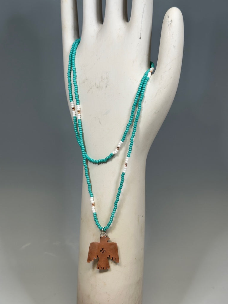COPPER THUNDERBIRD NECKLACE AS283