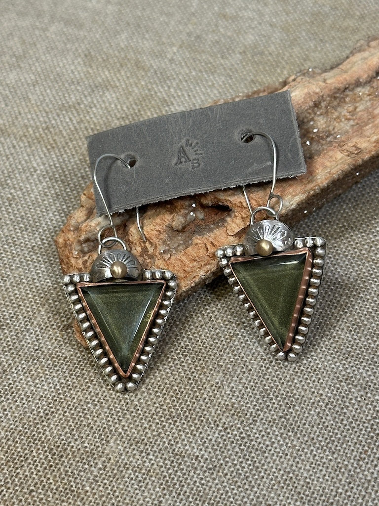 OLIVE ROSARITA EARRING & NECKLACE SET AS288