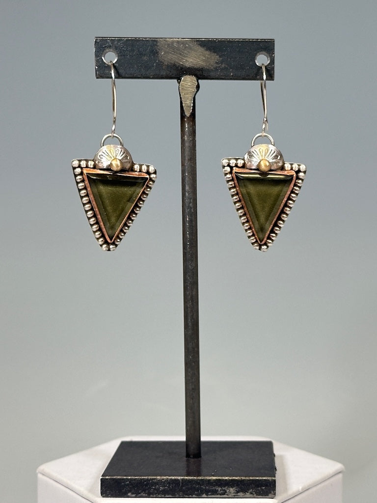 OLIVE ROSARITA EARRING & NECKLACE SET AS288