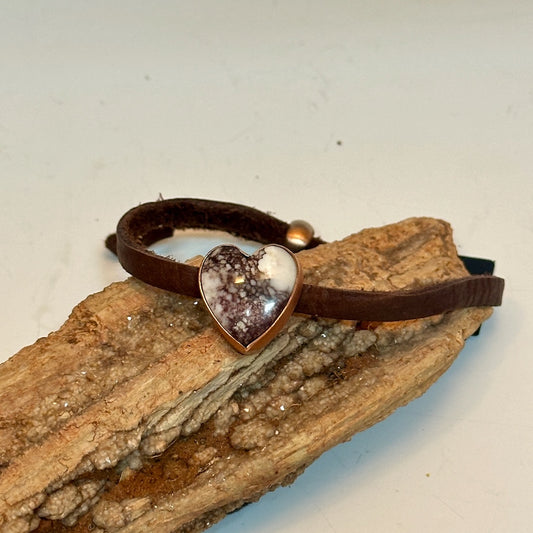 TURQUOISE LEATHER BRACELET AS300E