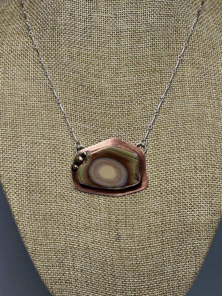 JASPER SLICE NECKLACE AS312