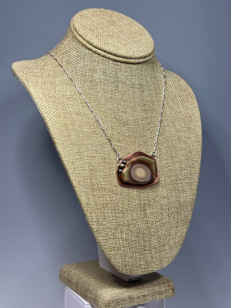 JASPER SLICE NECKLACE AS312