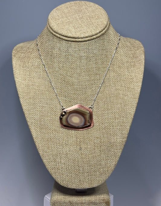 JASPER SLICE NECKLACE AS312