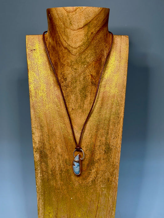 GRAVEYARD POINT AGATE NECKLACE AS330