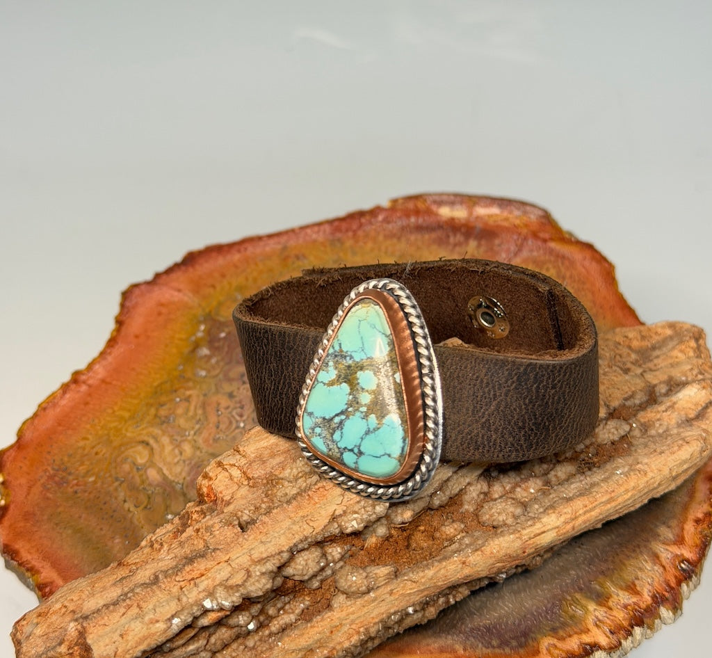 QINGU LEATHER CUFF AS341