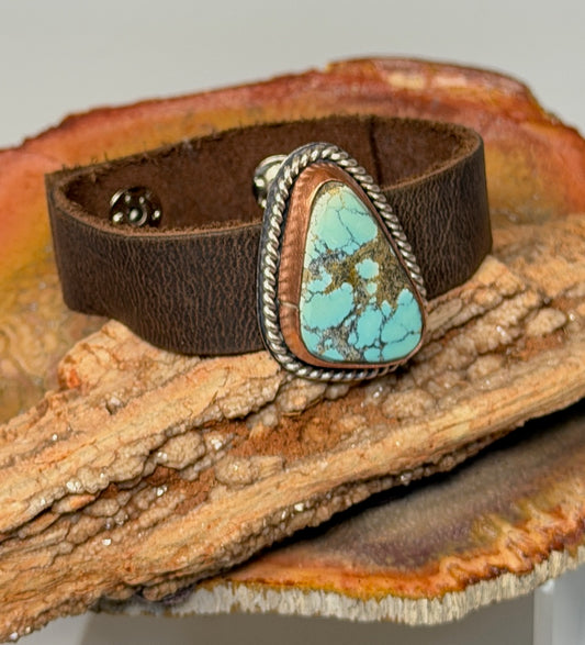 QINGU LEATHER CUFF AS341