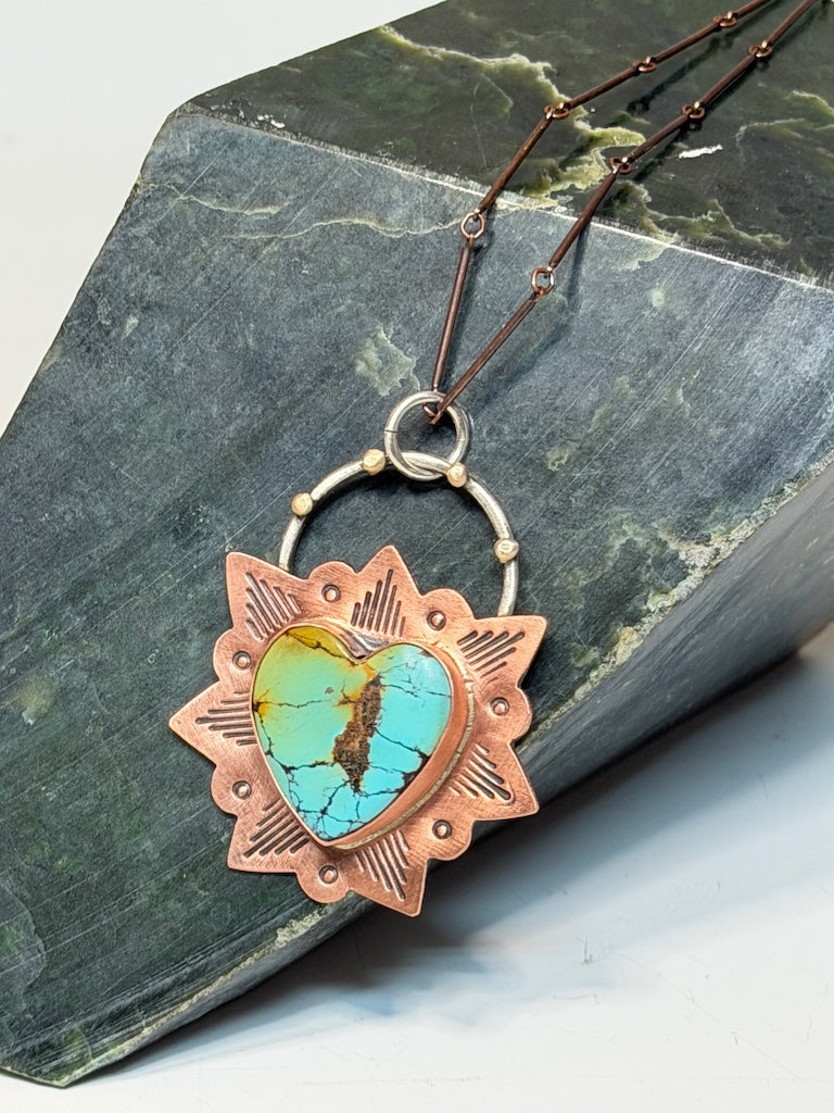 MIGHTY HEART NECKLACE AS344