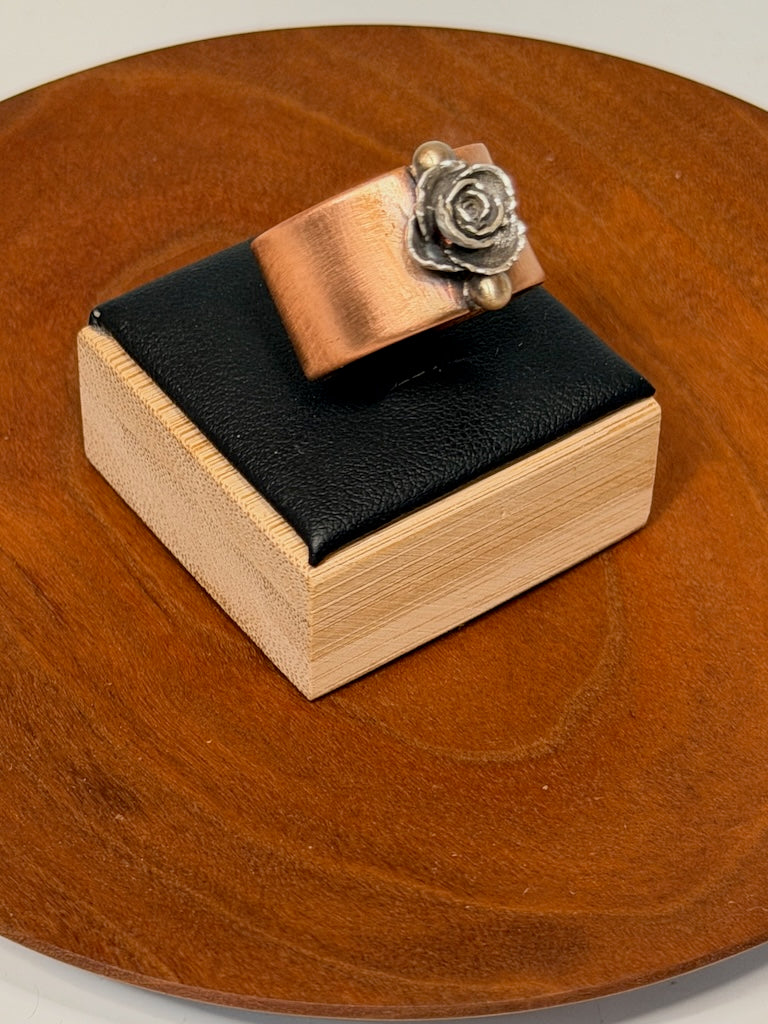 COPPER BLOSSOM RING AS356