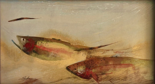 "IN THE FLOW" ORIGINAL PASTEL/FRAMED