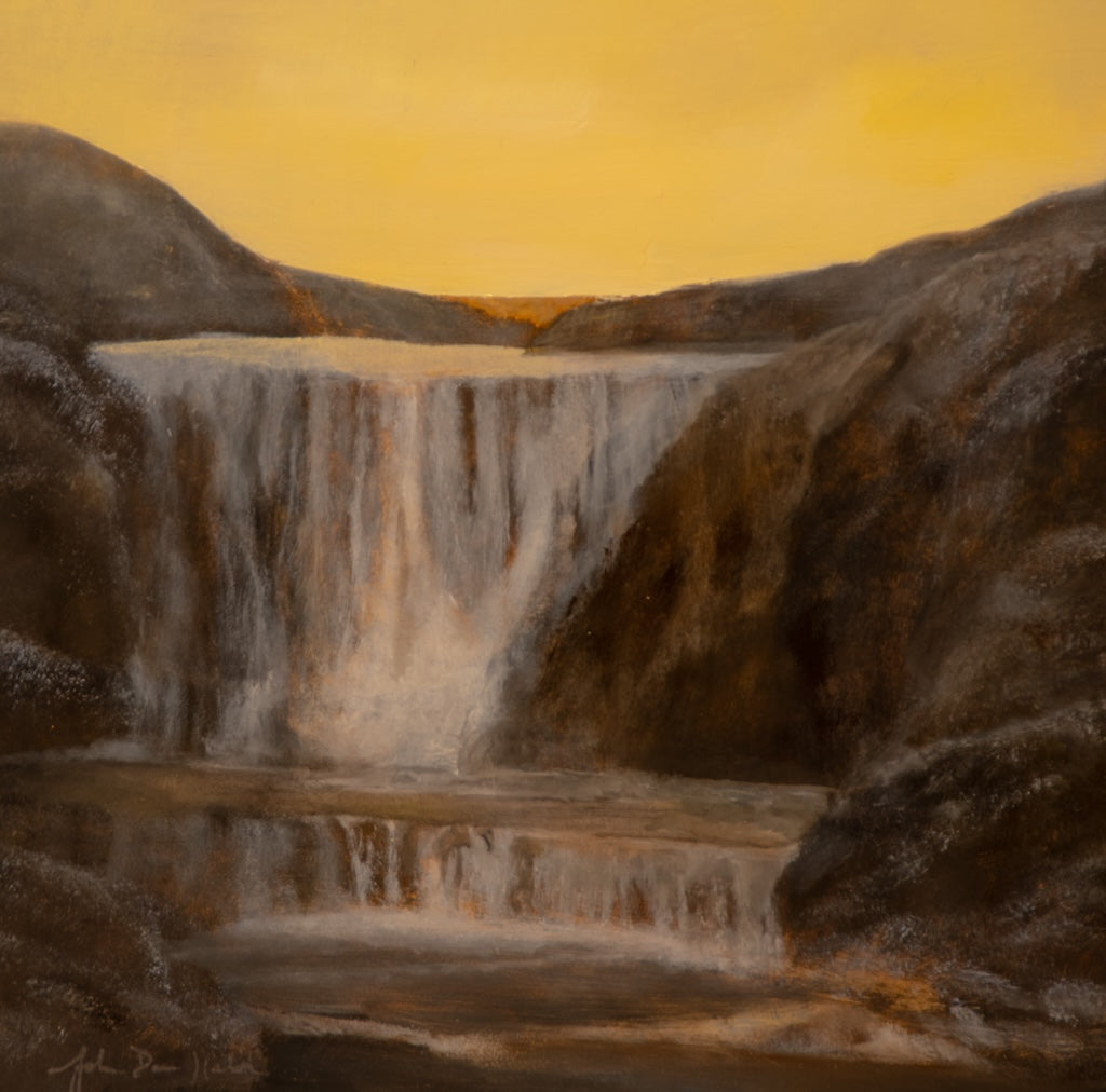 "A SUDDEN WARMTH" ORIGINAL OIL/FRAMED
