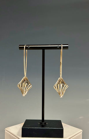 Kinetic Sterling Silver Earrings AV103