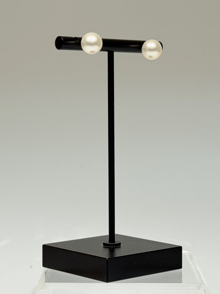 18K YELLOW GOLD SOUTH SEA PEARL STUD EARRINGS AV2602