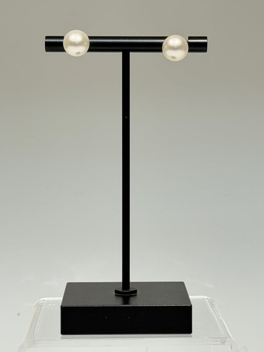 18K YELLOW GOLD SOUTH SEA PEARL STUD EARRINGS AV2602