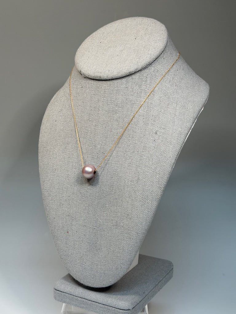 LARGE FRESH WATER TUBE PEARL PENDANT AV2639