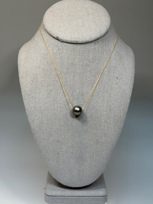LARGE TAHITIAN FANCY TUBE PEARL PENDANT AV2640