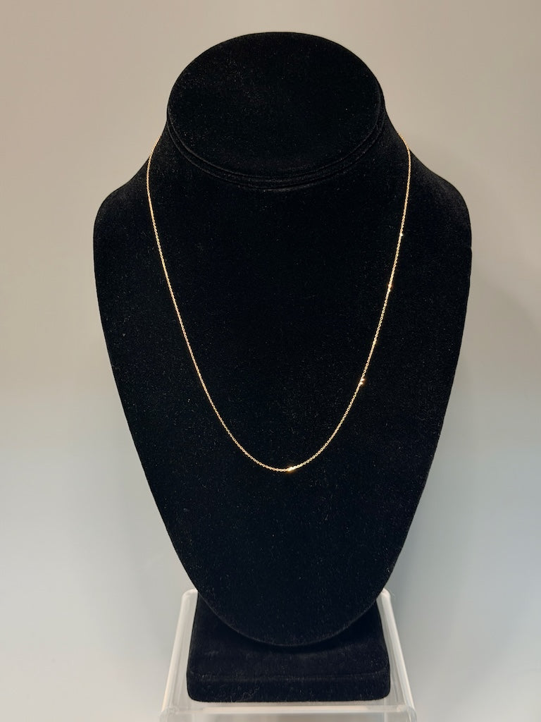 18K YELLOW GOLD ADJUSTABLE CHAIN AV2673