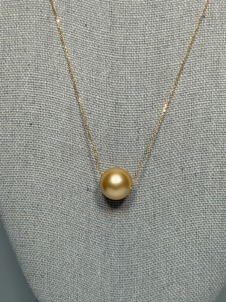 18K YELLOW GOLD GOLDEN SOUTH SEA PEARL GOLDEN EYE PENDANT AV2681