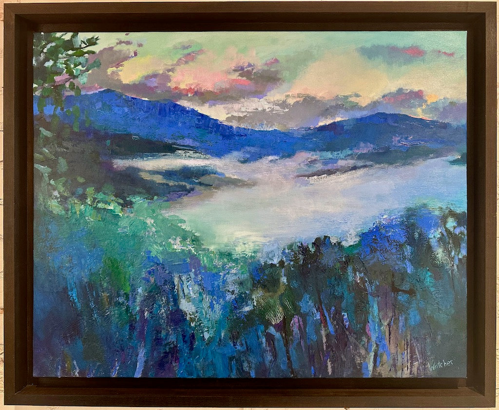 "BREATHE IN THE AIR" ORIGINAL OIL PAINTING/FRAMED