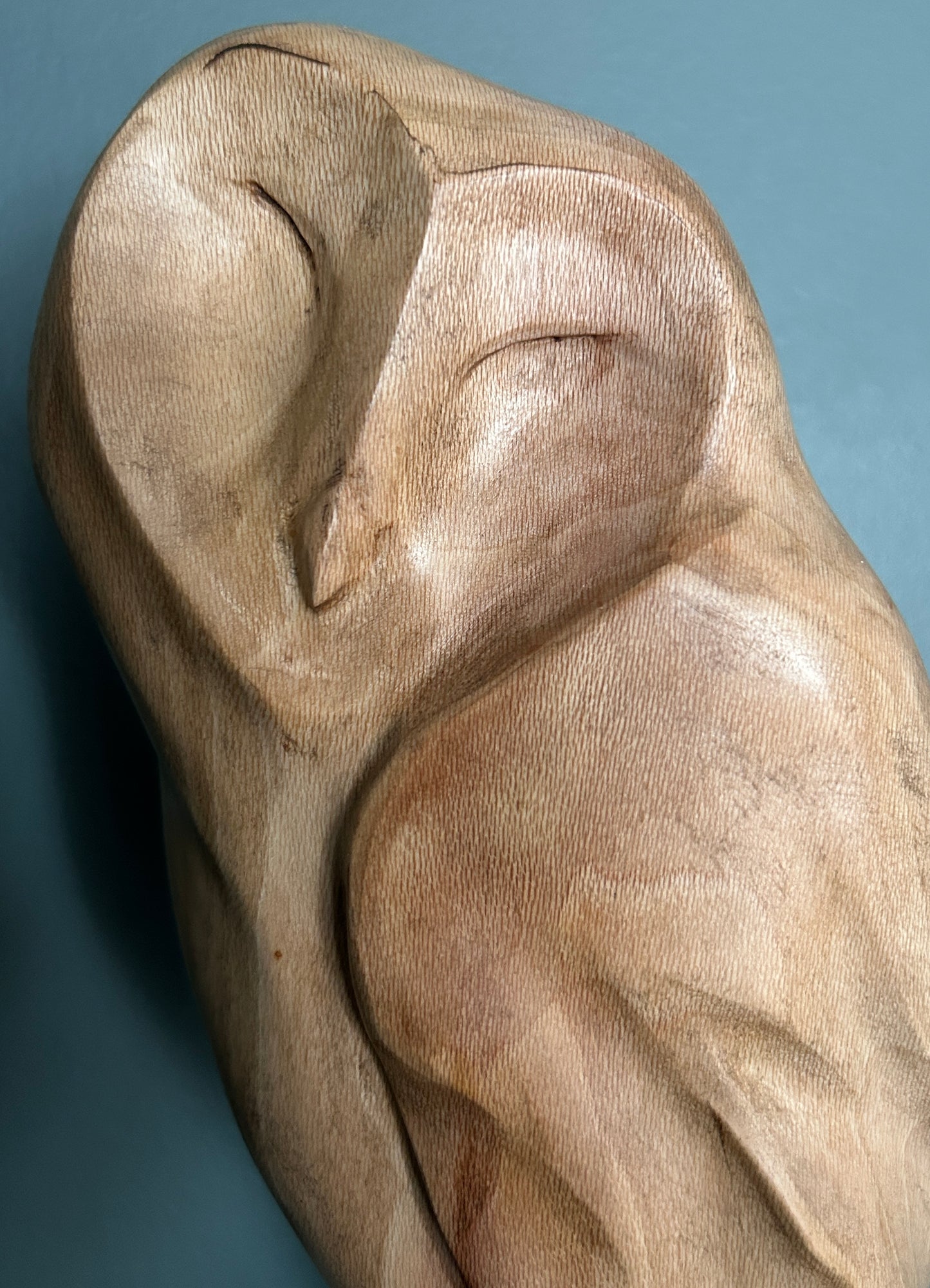 "ADORATION" SYCAMORE WOOD SCULPTURE