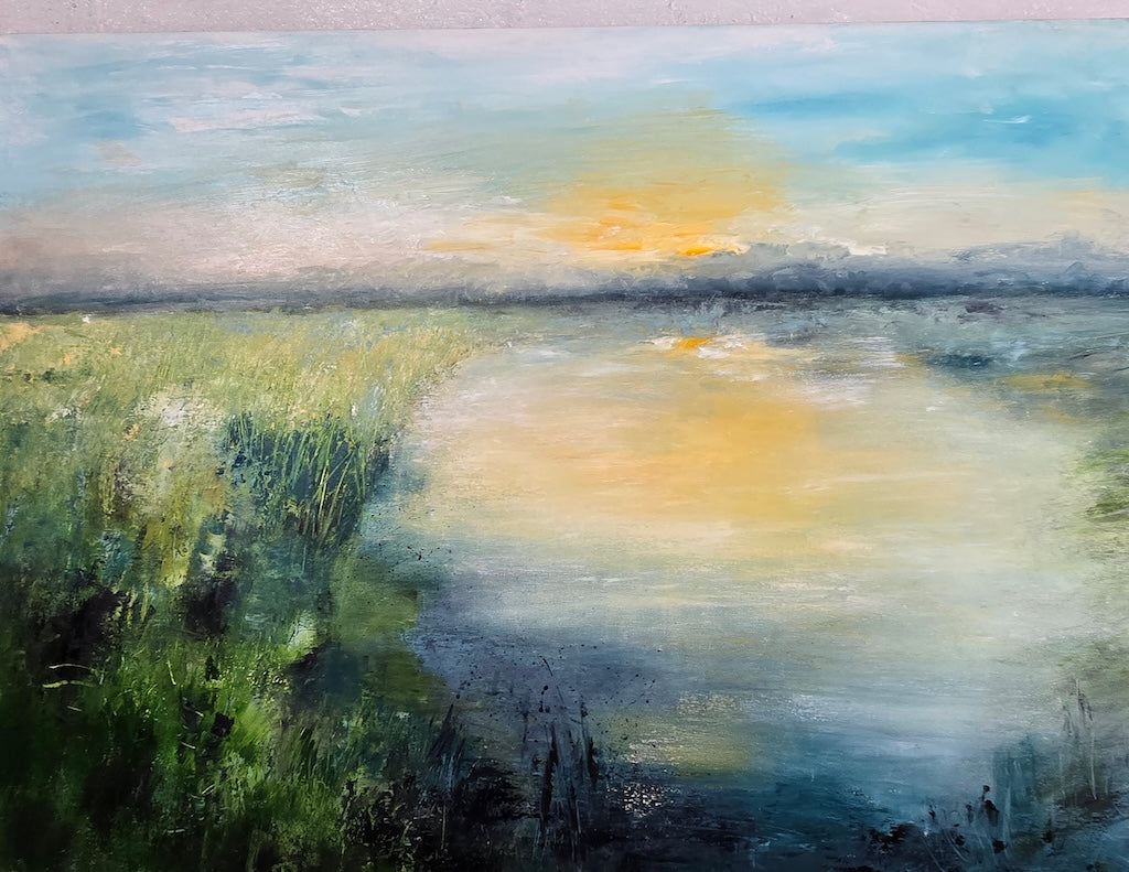 "AT PEACE" ORIGINAL OIL PAINTING ON CANVAS