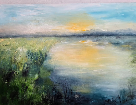 "AT PEACE" ORIGINAL OIL PAINTING ON CANVAS
