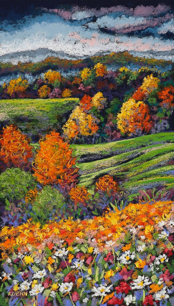 "AUTUMN BLOOM" ORIGINAL PASTEL/FRAMED