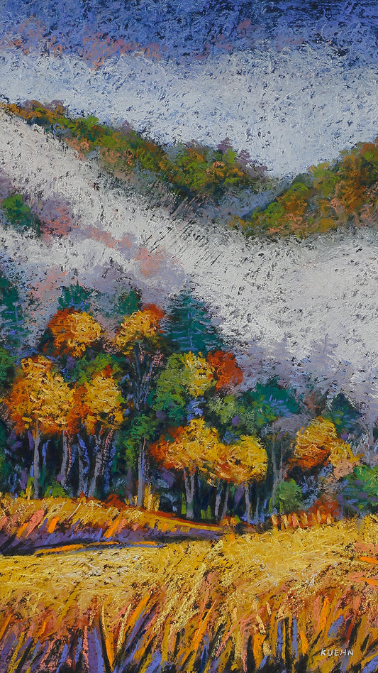"AUTUMN GOLD" ORIGINAL PASTEL/FRAMED