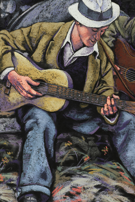 "GUITAR MAN"  Limited Edition Giclee Print