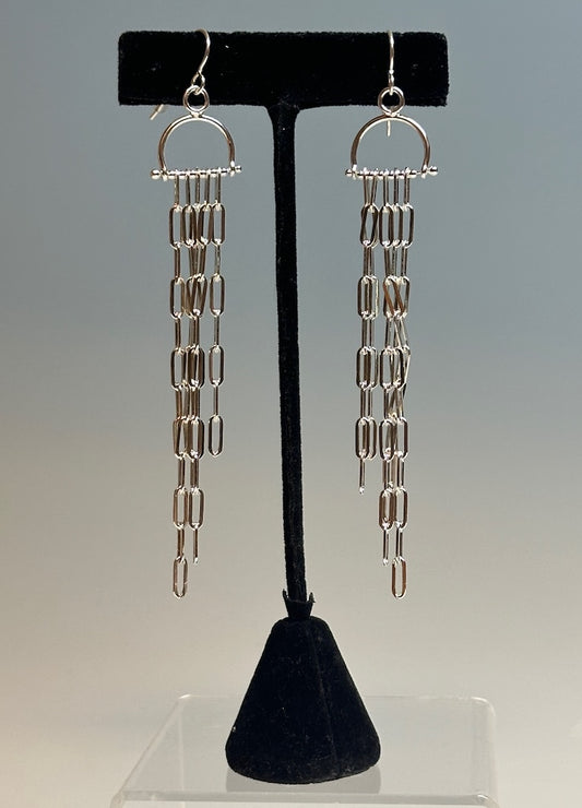 .925 RAIN EARRINGS ON FRENCH HOOK BR422