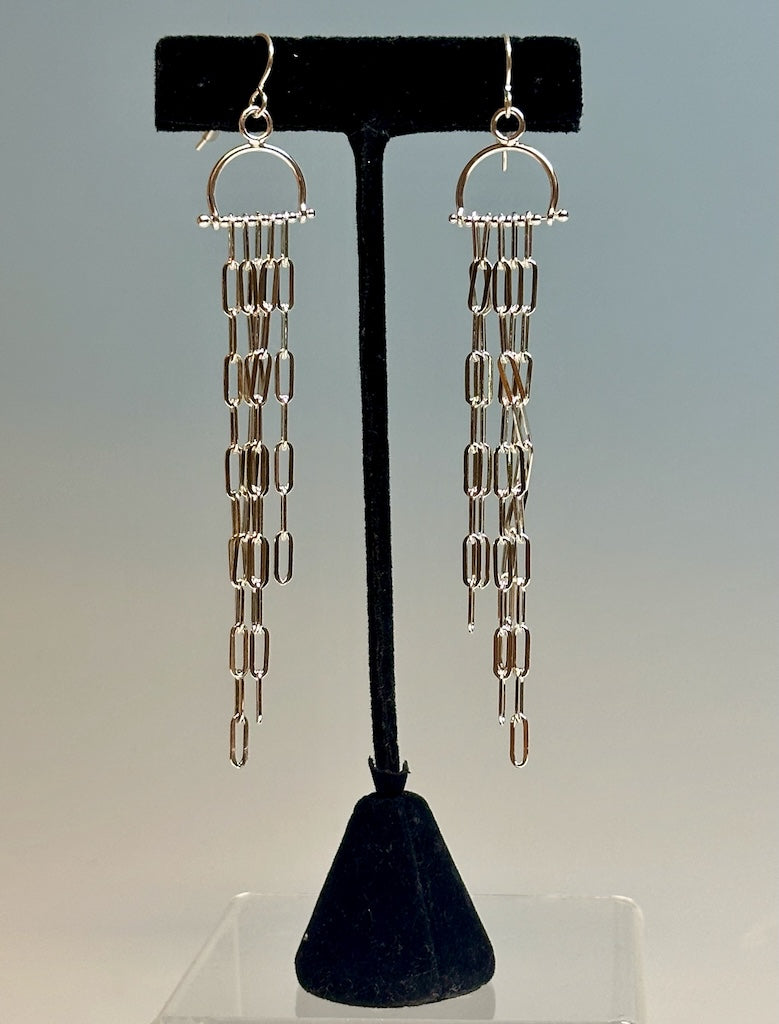 .925 RAIN EARRINGS ON FRENCH HOOK BR423