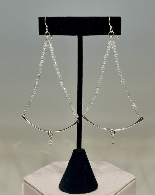 .925 Sylvie (in Paris) Earrings with Aquamarine BR471