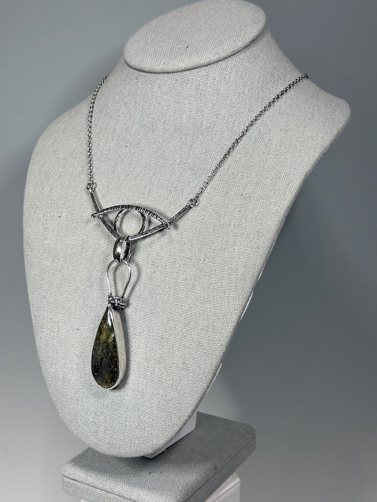 .925 JOVIE CHOKER WITH PURPLE LABRADORITE BR501
