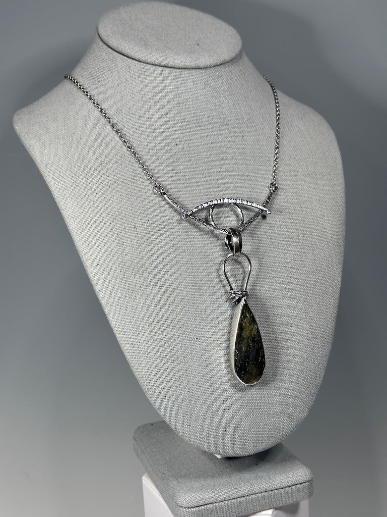 .925 JOVIE CHOKER WITH PURPLE LABRADORITE BR501