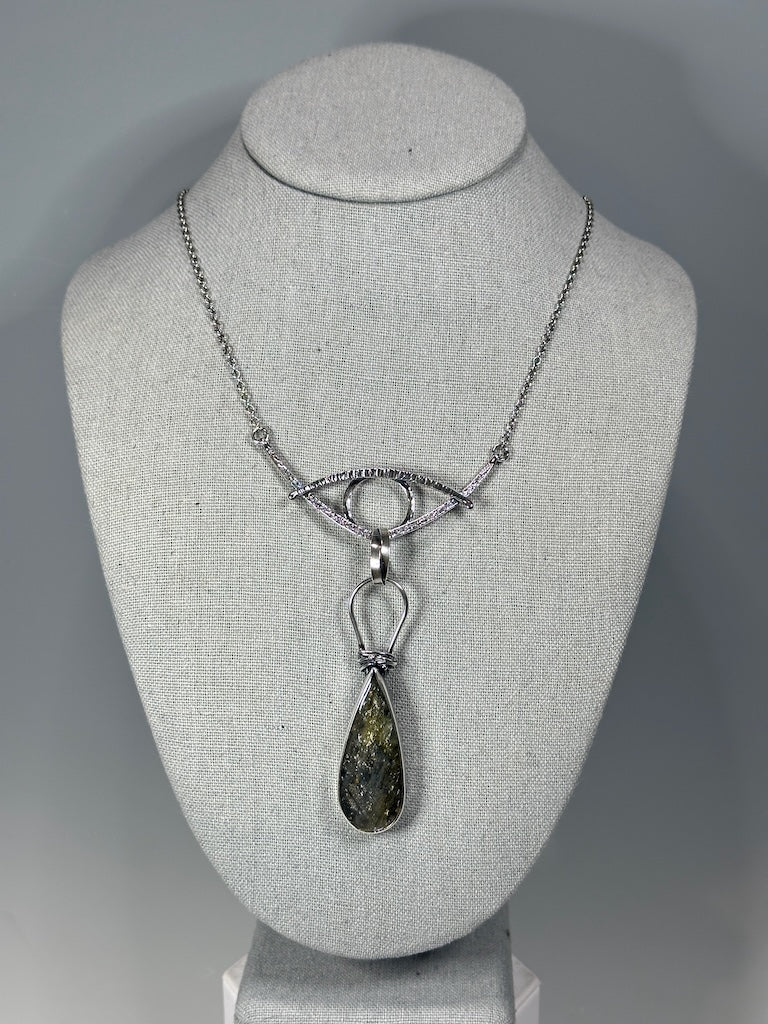 .925 JOVIE CHOKER WITH PURPLE LABRADORITE BR501