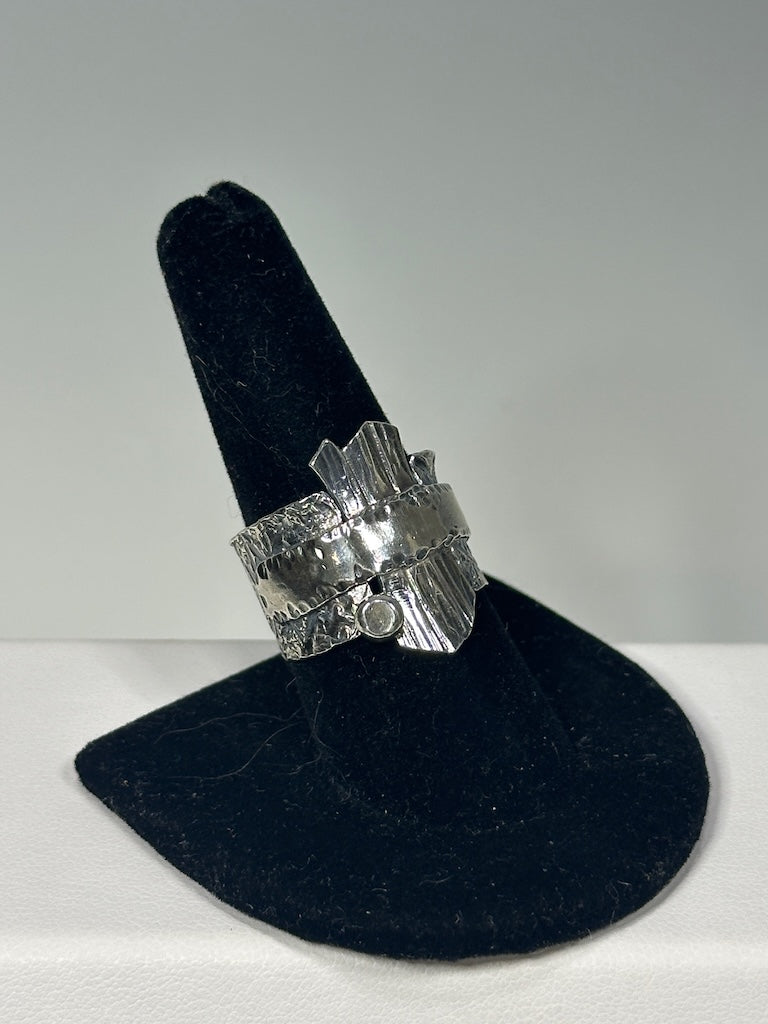 .925 OOAK OUT OF THE FRAY RING BR548