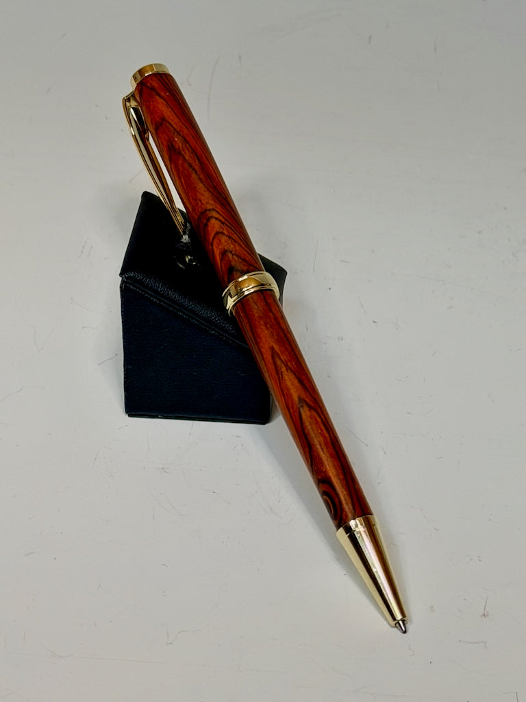 MEDIUM BALL POINT PEN WITH COCO BOLO WOOD BW3C