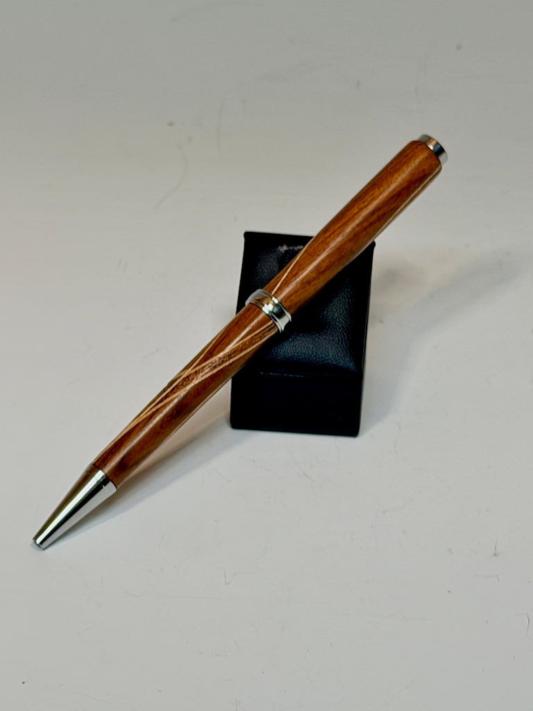 MEDIUM BALL POINT PEN WITH COCO BOLO WOOD BW3W