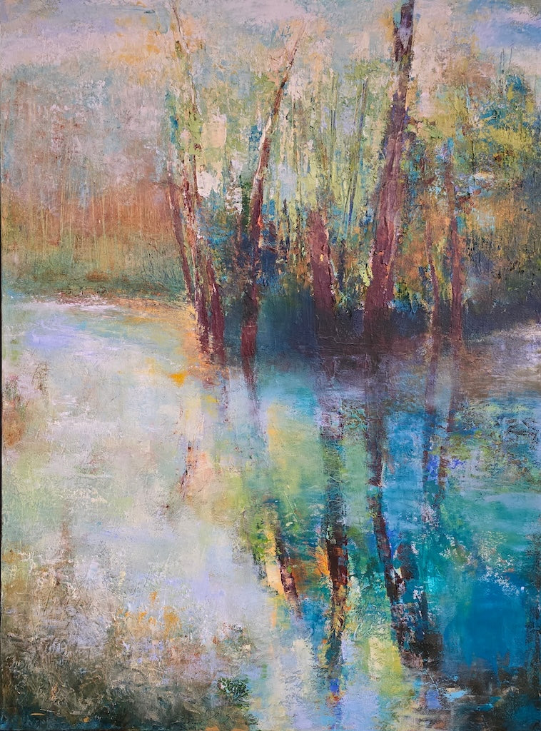 "BENEATH THE STILLNESS" ORIGINAL OIL PAINTING ON CANVAS
