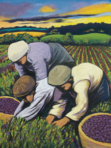 "BERRY PICKING" Limited Edition Giclee Print