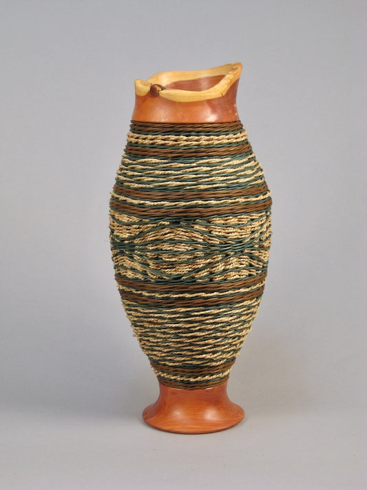 BRUSHY CREEK MIXED MEDIA BASKETRY W/CEDAR