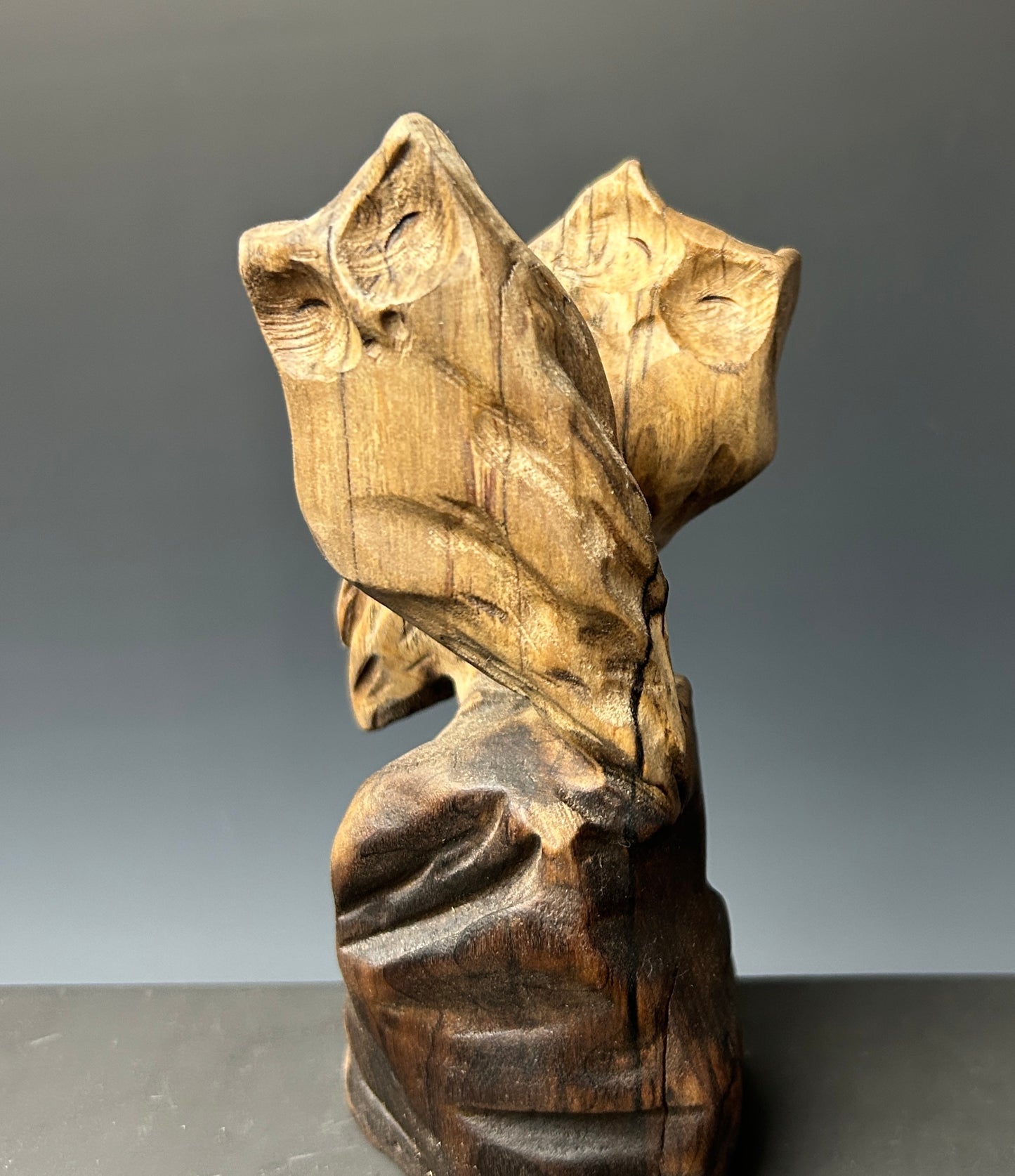 "CARPE DIEM III" MAPLE WOOD SCULPTURE