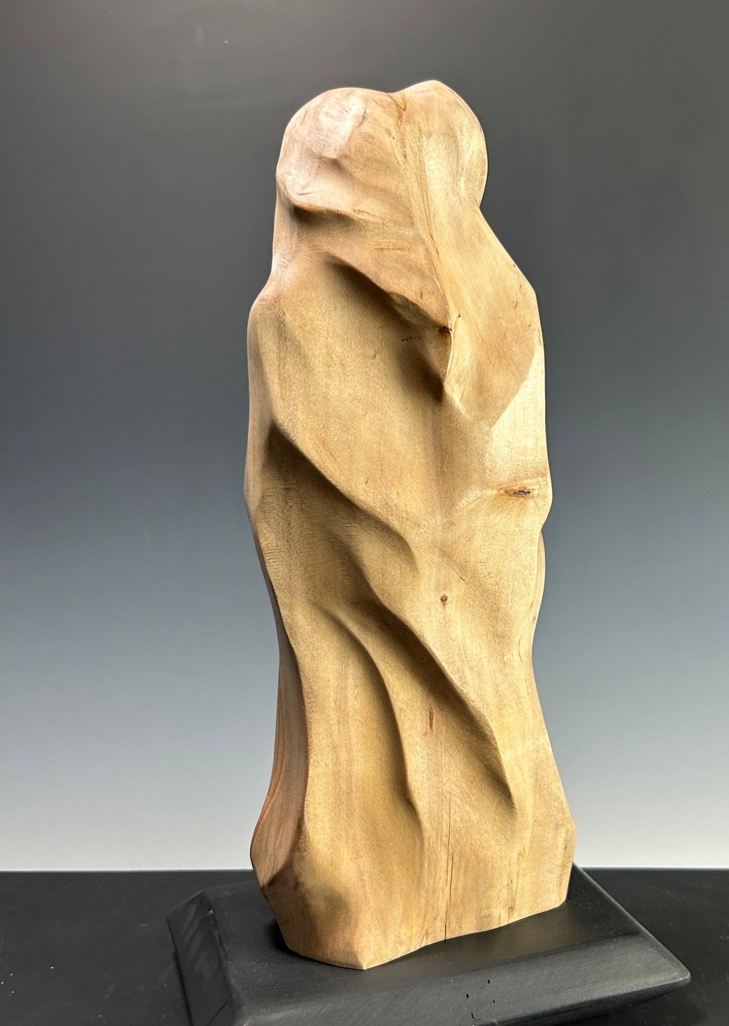 "CELESTIAL SOULMATES" MAPLE WOOD SCULPTURE