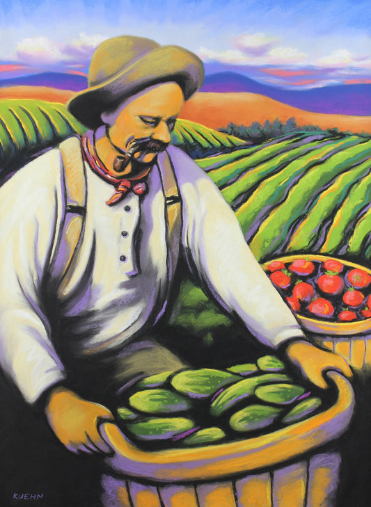 "CUCS AND TOMATOES" Limited Edition Giclee Print
