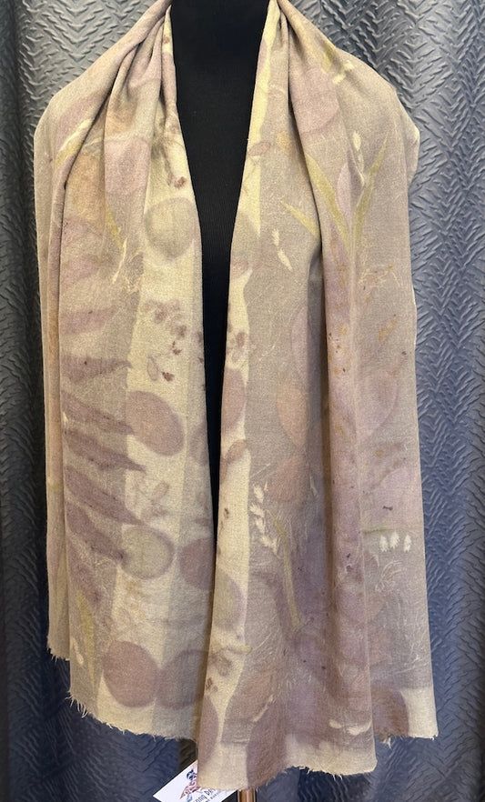 100% FINE WOOL PASHMINA CASHMERE SHAWL F329