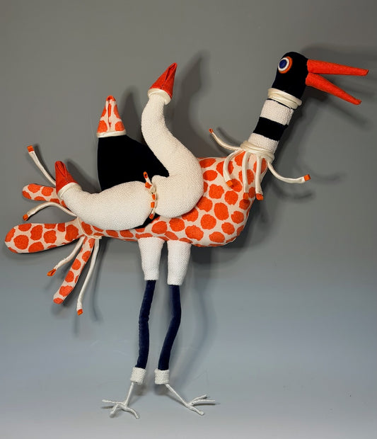 "ALETTA" MIXED MEDIA SOFT SCULPTURE