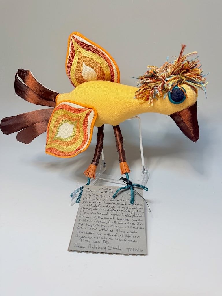 "ALMA" MIXED MEDIA SOFT SCULPTURE