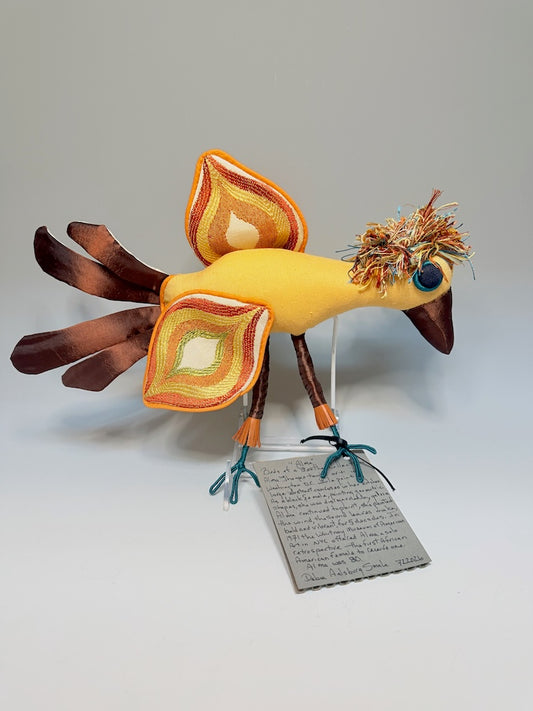 "ALMA" MIXED MEDIA SOFT SCULPTURE