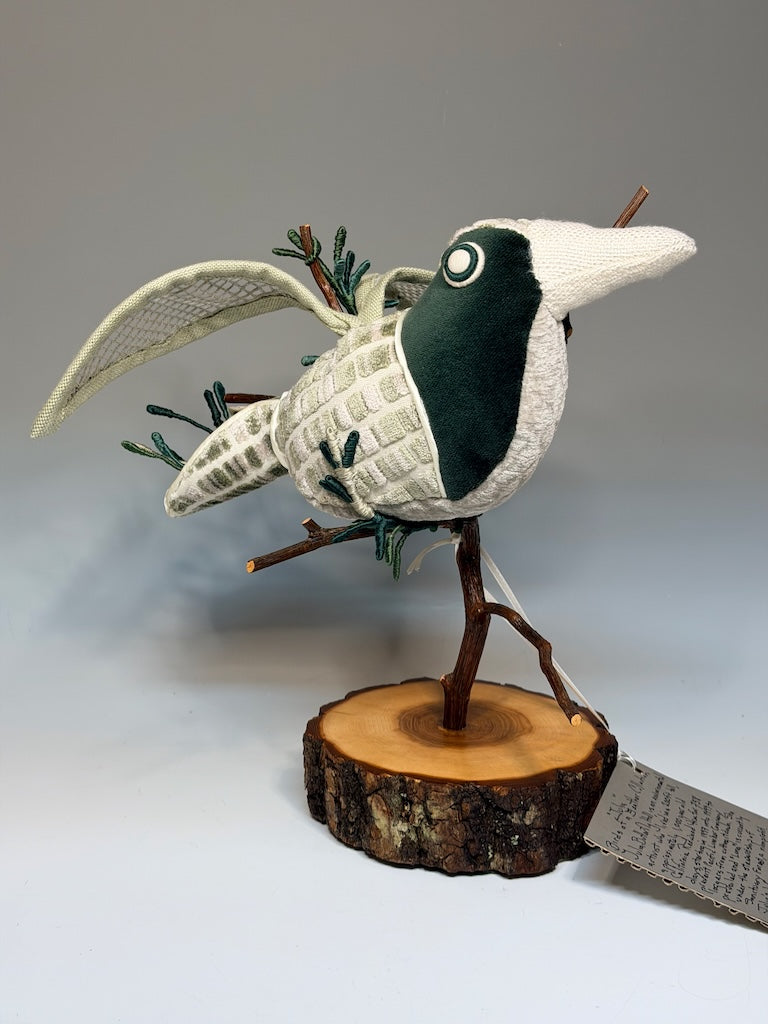 "JULIA" MIXED MEDIA SOFT SCULPTURE